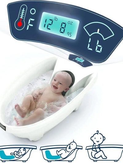 Baby Patent AquaScale Baby Bath Tub 0-24m With Thermometer And Scale - GEN 3