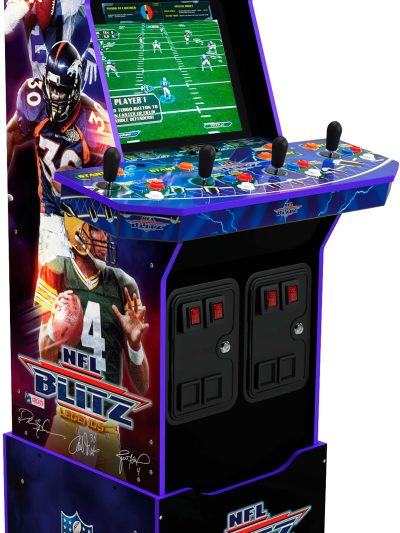 Arcade1Up NFL Blitz Arcade With Riser And Lit Marquee - Multi