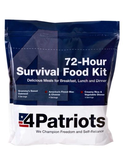 4Patriots 72-Hour Emergency Food Supply Survival Kit - 16 Servings