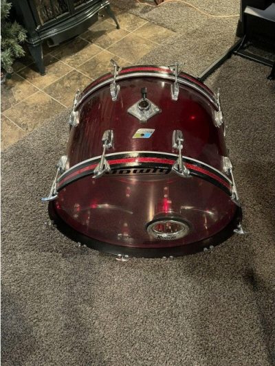 24-Inch Red Bass Drum
