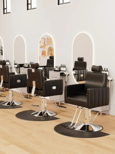 Baasha Reclining Salon Chair With Heavy Duty Hydraulic Pump