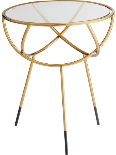 Bailey Street Home Foundry Close Side Table - 22.25 inches Tall x 18.5 inches Wide - 182-Bel-4637222