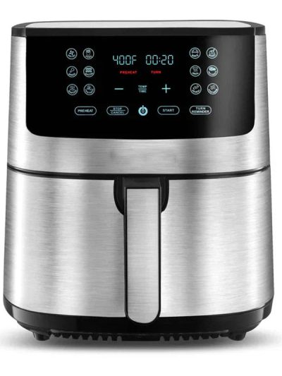 8-Qt Stainless Steel Digital Air Fryer