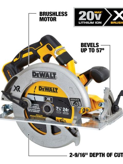 20V MAX 7 1/4 Circular Saw And Lithium Ion Battery Starter Kit